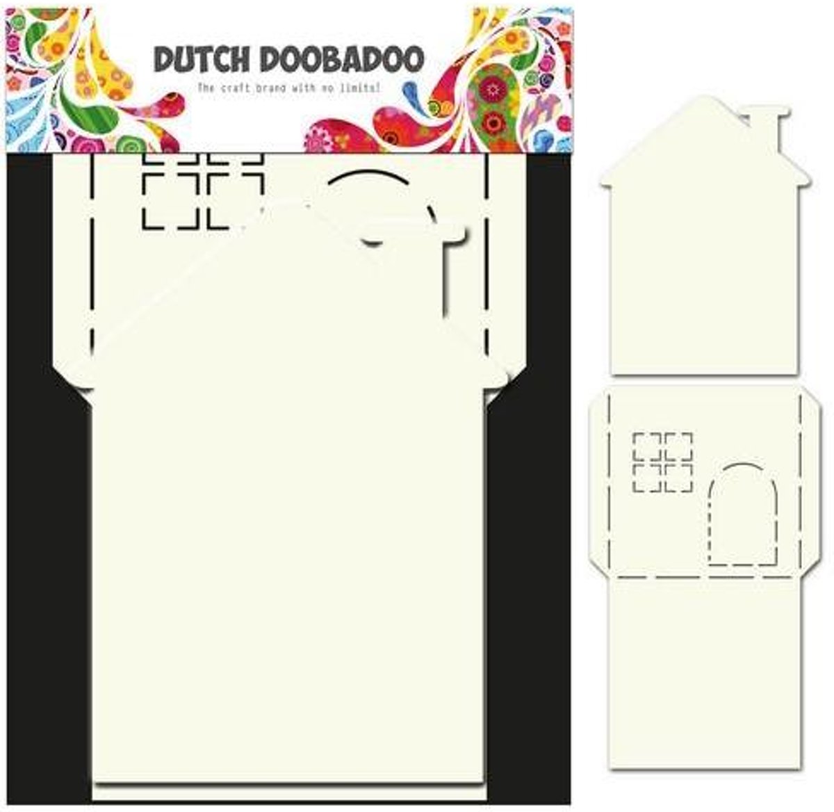   Dutch Card Art stencil Huis 2-delig A4 1x16.6x12.5 en 2x11.5c  470.713.510