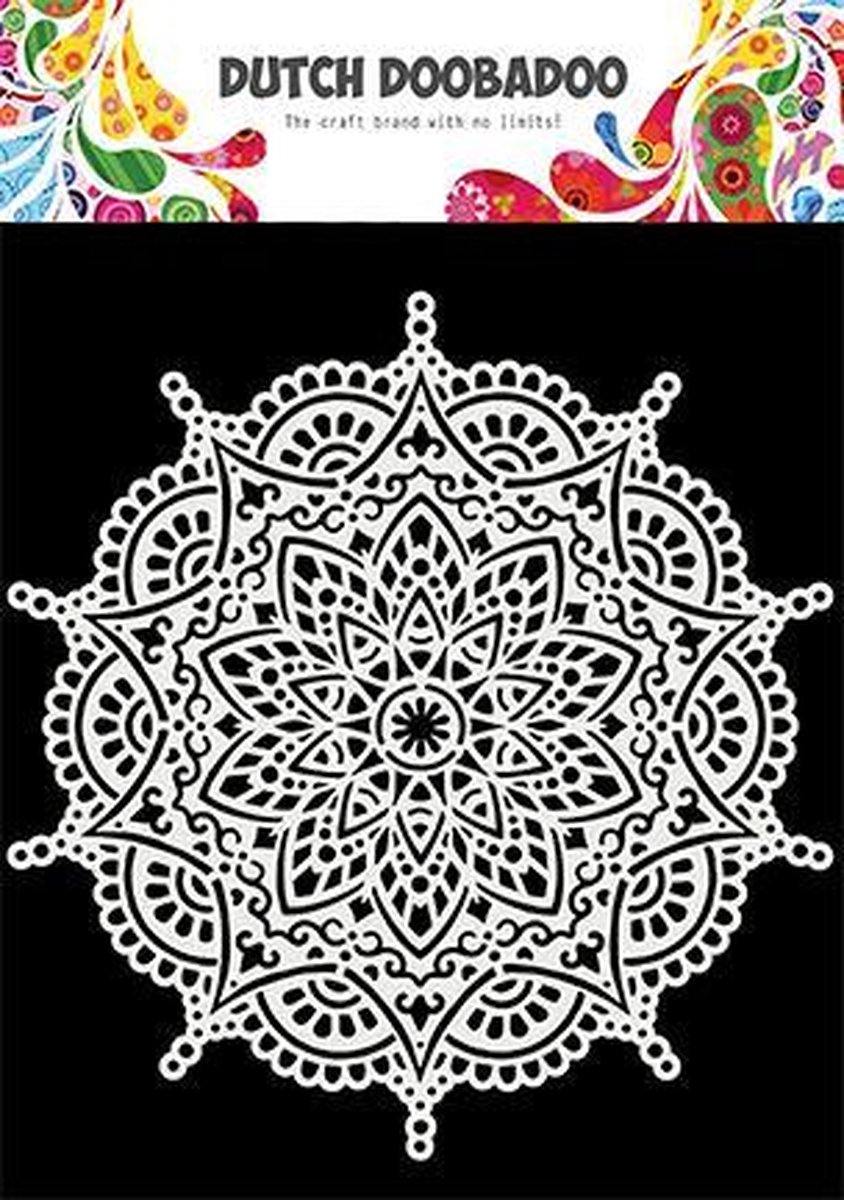 Dutch Doobadoo mask art sjabloon 15 x 15 cm mandala 3