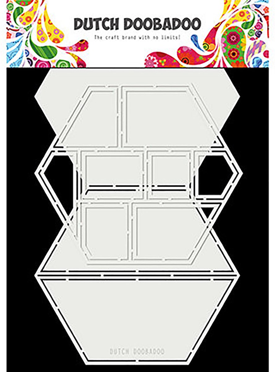   - Card Art Easel Card - Hexagon voor wenskaarten. kerstkaarten,home-deco