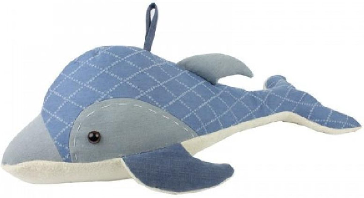 Pluchen Dolfijn - Dolphin - Zeevriend - Knuffel - Sierkussen -  66cm