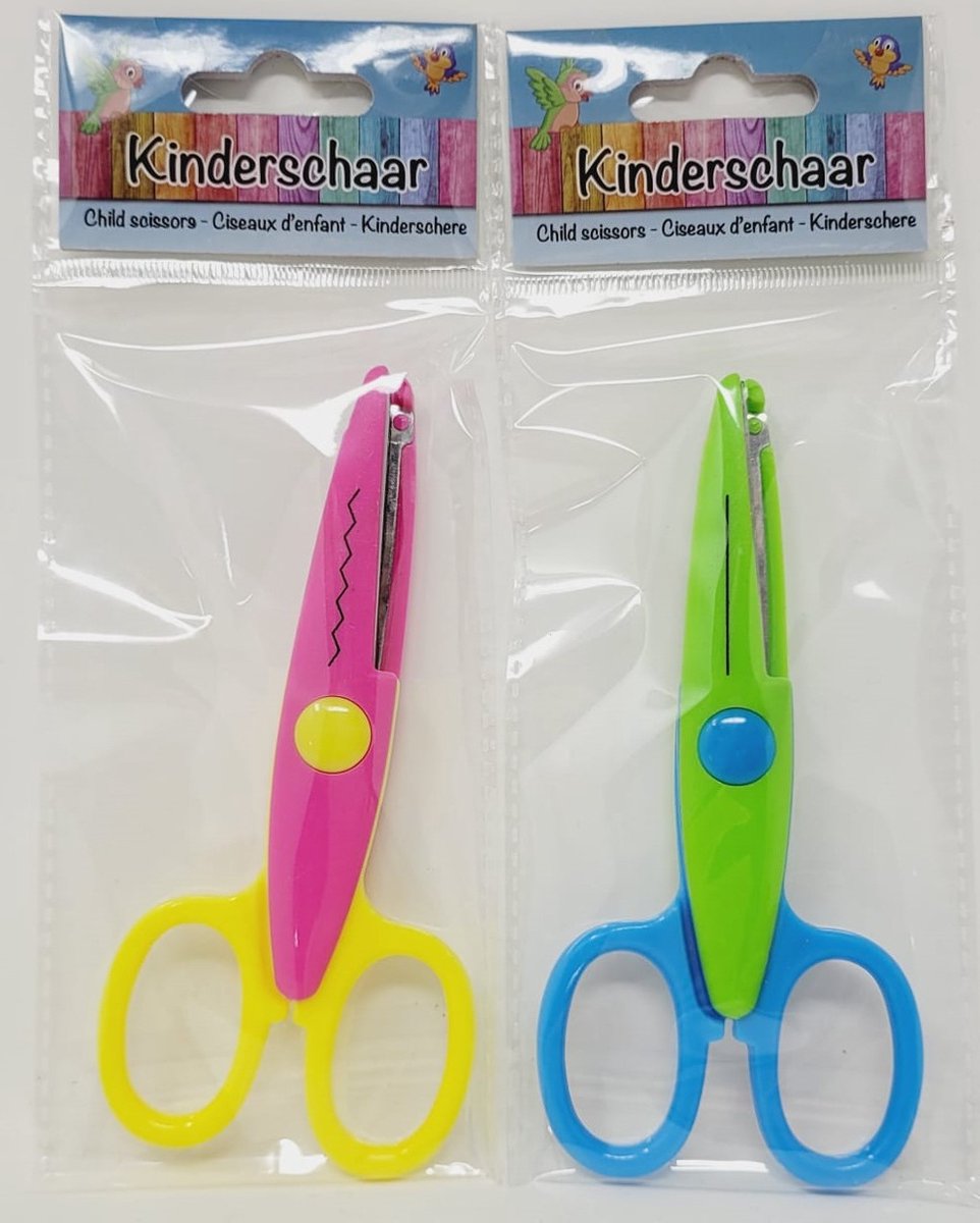 Dutch Crafts - Kinder scharen set - schaar en kartelschaar