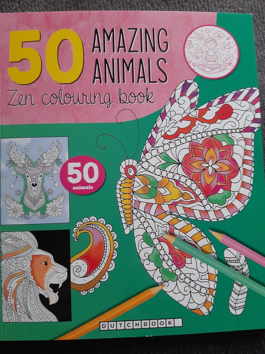 Zen - colouring book / kleurboek volwassenen  / 50 x dieren