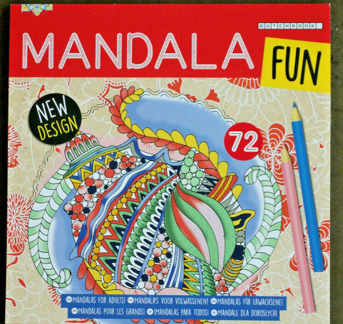 Mandala fun voor volwassenen - Design allerlei 1-   - Mandala colouring book for adults