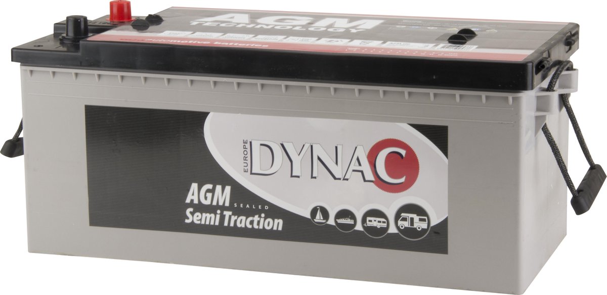 Dynac agm - semi tractie accu 12V 180Ah / Type.nr. AGMST180