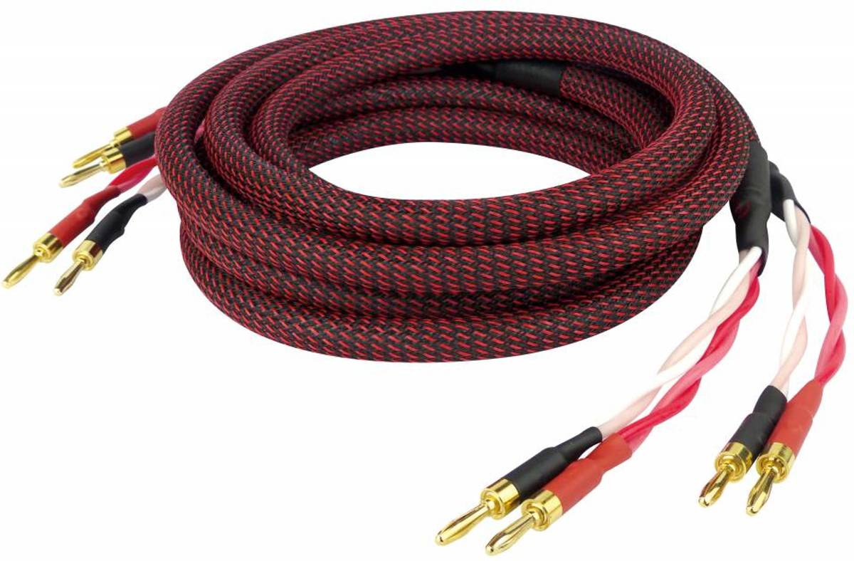 Dynavox High-End 4 x 2.5mm² twisted Luidspreker-kabel 2x5 meter (voor 2 speakers)