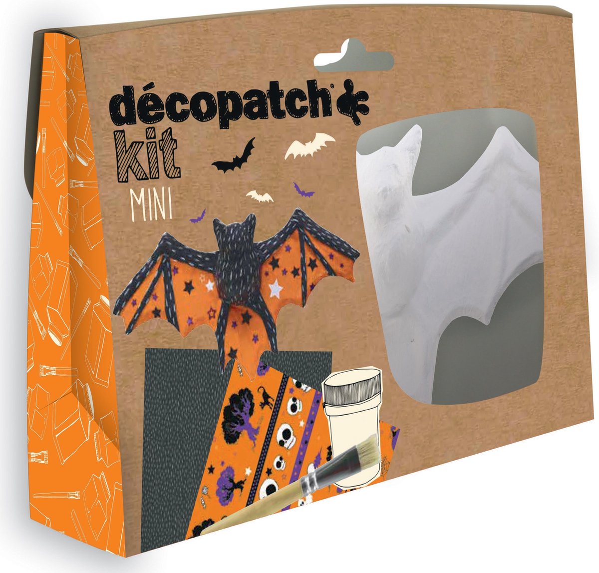 Decopatch mini kit - Vleermuis