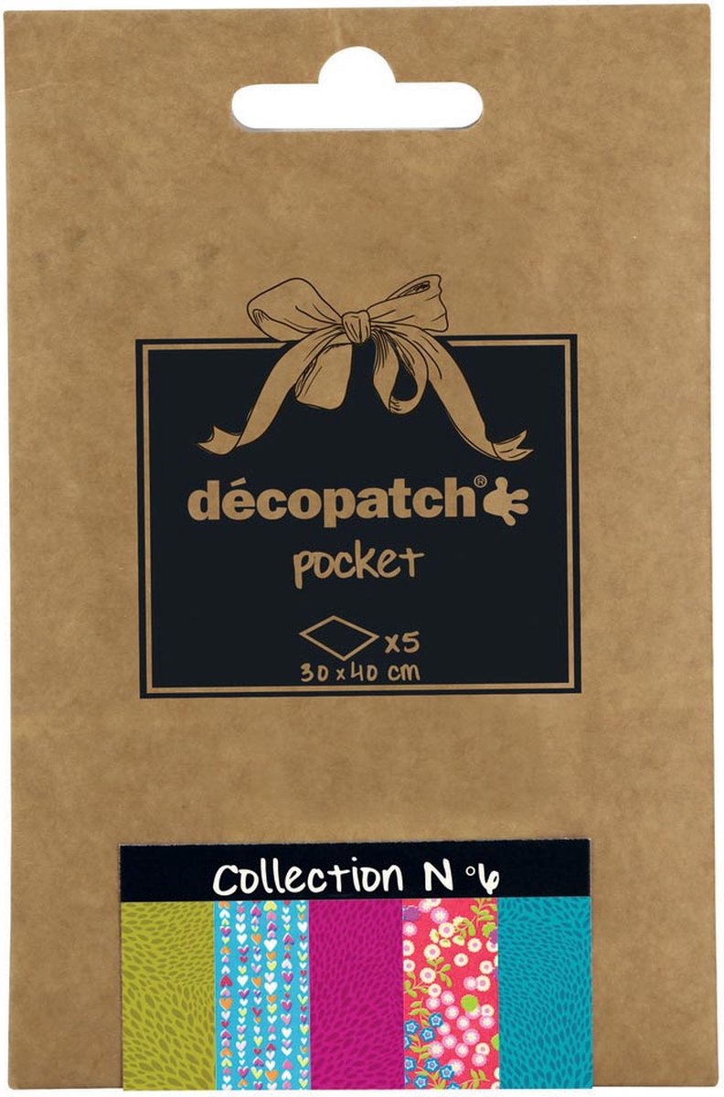 Décopatch papier Pocket, nummer 6 6 stuks