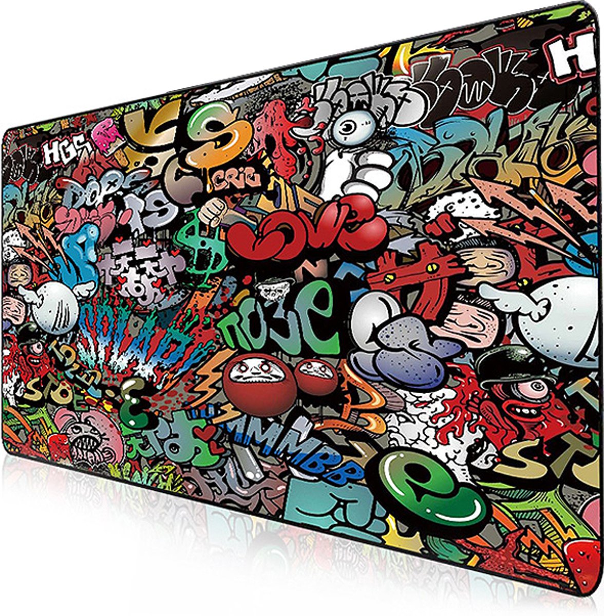 Cloth Gaming Muismat - Extended Edition - 300x700 mm - Anti-Slip - Waterproof -  Mouse Pad - Computer Mouse pad - XXL -  Large Computer Mousepad - Desk Pad - Color Paint