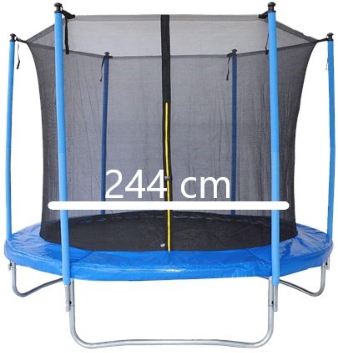 EASTWALL Trampoline inclusief veiligheidsnet - Diameter 244cm- EU veiligheidskeurmerk