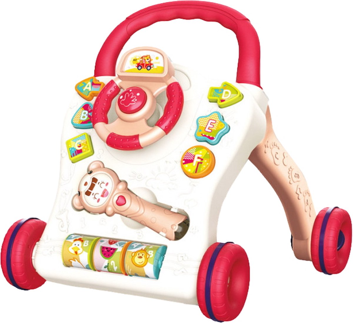 Eco Toys Roze Loopwagen met Muziek CH79862