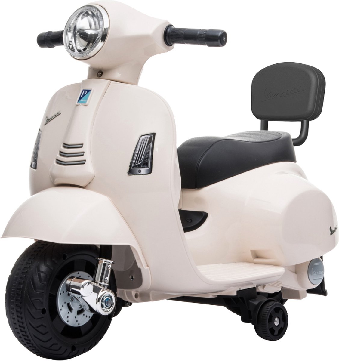 Eco Toys White Elektrische Vespa Scooter H1