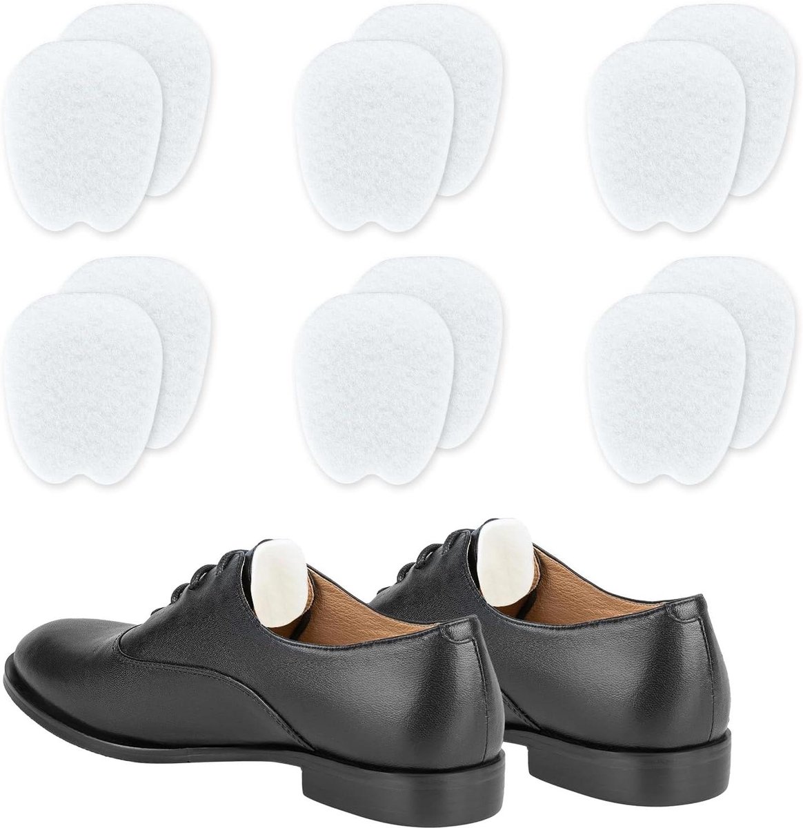   - Zelfklevende tongpads van vilt voor zachte antislip schoeninlegzolen