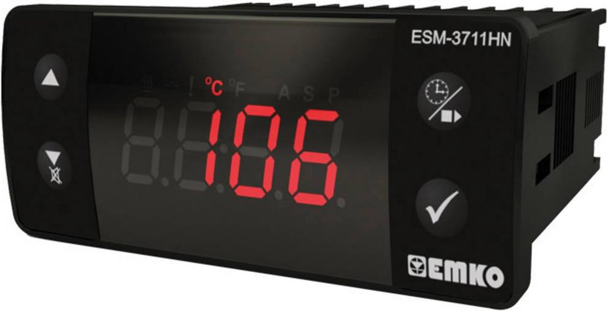 Emko ESM-3711-H.5.05.0.1/00.00/1.0.0.0 Tweestandenregelaar Temperatuurregelaar J 0 tot 800 °C Relais 16 A (l x b x h) 6