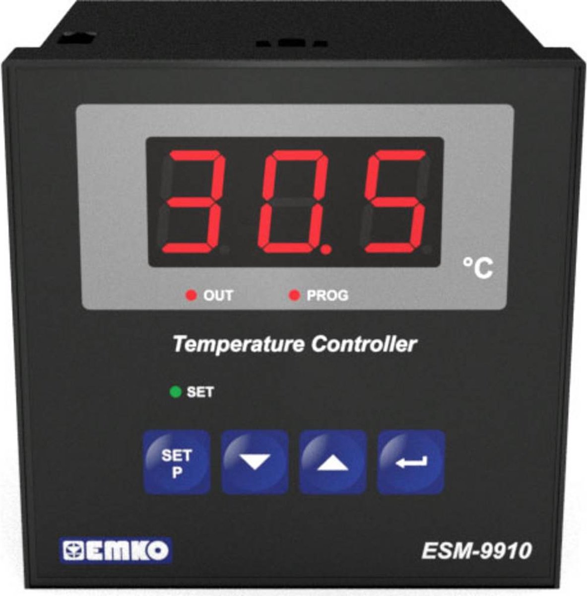 Emko ESM-9910.5.18.0.1/01.00/2.0.0.0 Tweestandenregelaar Temperatuurregelaar NTC -50 tot 100 °C Relais 7 A (l x b x h)