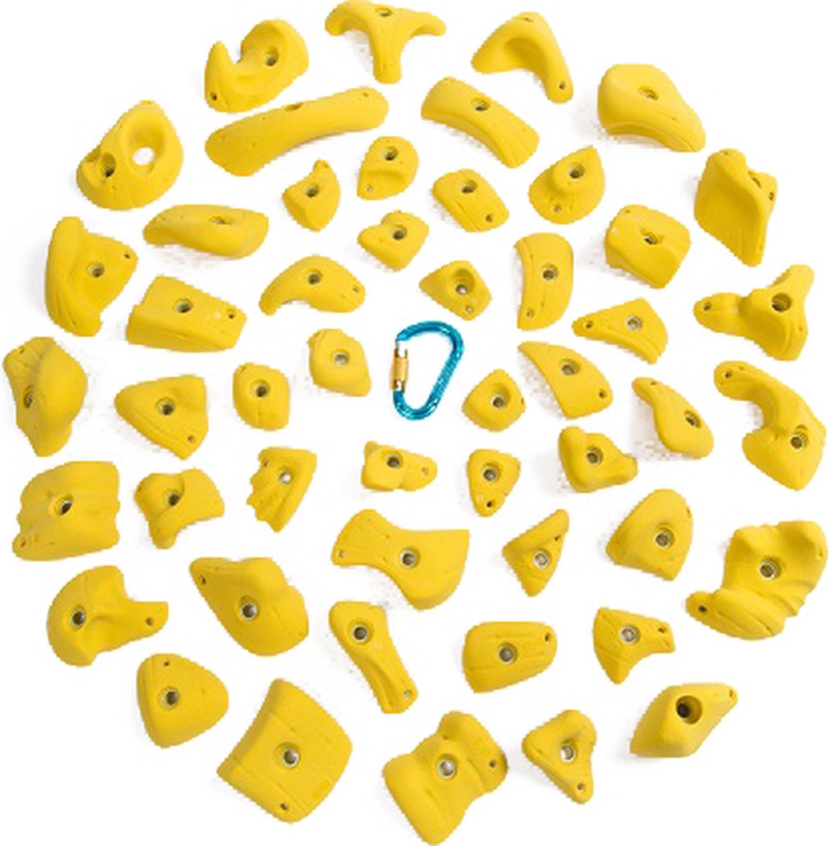 klimgrepen serie grip mix-b, set van 50 - Rood