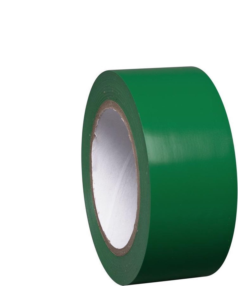 Proline vloermarkering tape groen 50 mm, 33 meter