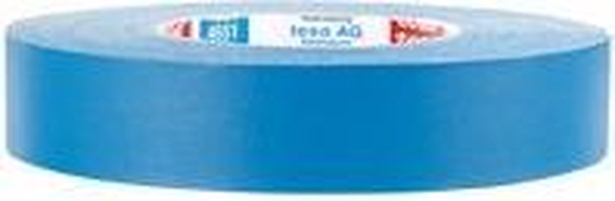 tesa Premium textielband 4651, sterk klevend, 15 mm breed, 50 m/rol breedte 15 mm Blauw