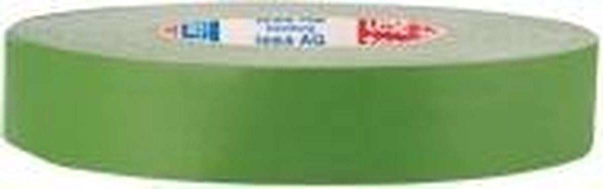 tesa Premium textielband 4651, sterk klevend, 15 mm breed, 50 m/rol breedte 30 mm Groen