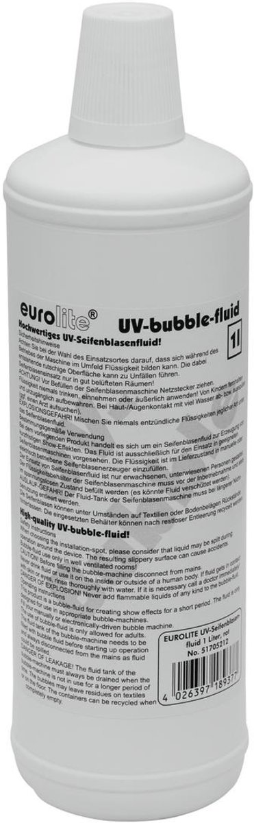 EUROLITE UV-Bubble vloeistof 1l red