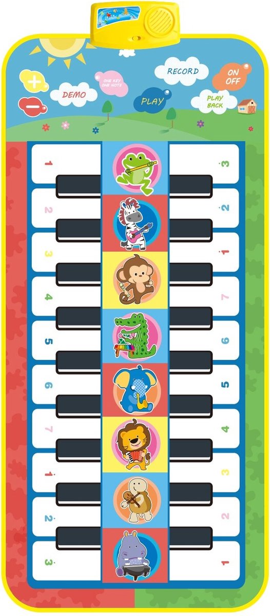 Piano Mat - Speelmat - Dansmat - Muziekmat - 118x50 cm