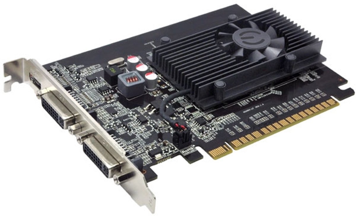 EVGA 01G-P3-2616-KR GeForce GT 610 1GB GDDR3 videokaart