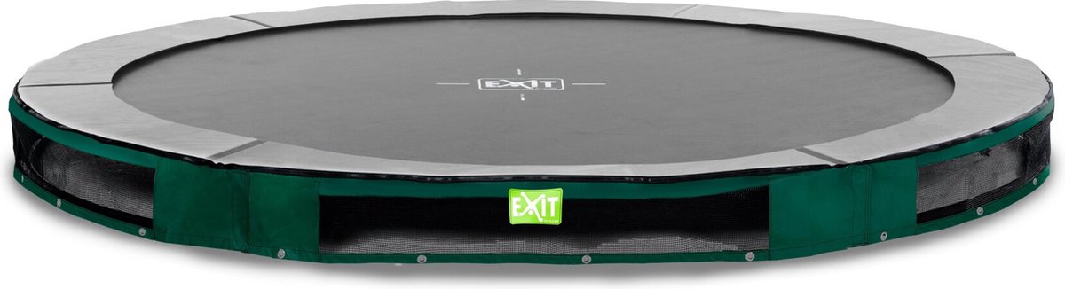 EXIT Elegant Premium inground sports trampoline ø305cm - groen