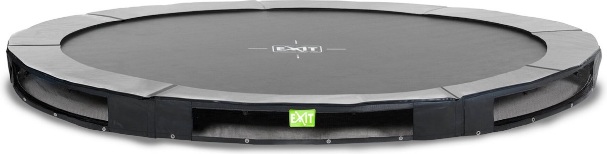 EXIT Elegant Premium inground sports trampoline ø366cm - zwart