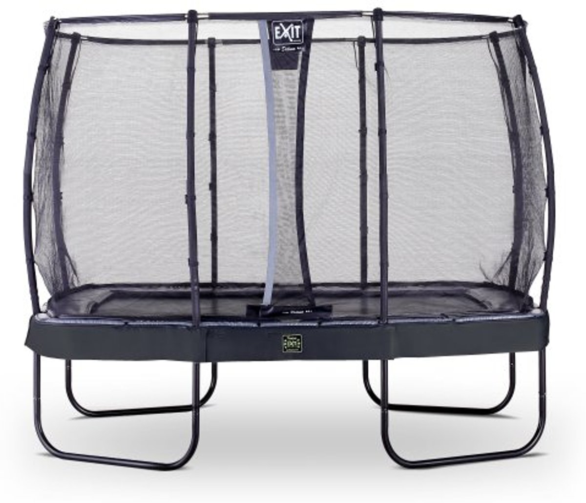 EXIT Elegant Premium trampoline 214x366cm met veiligheidsnet Deluxe - zwart