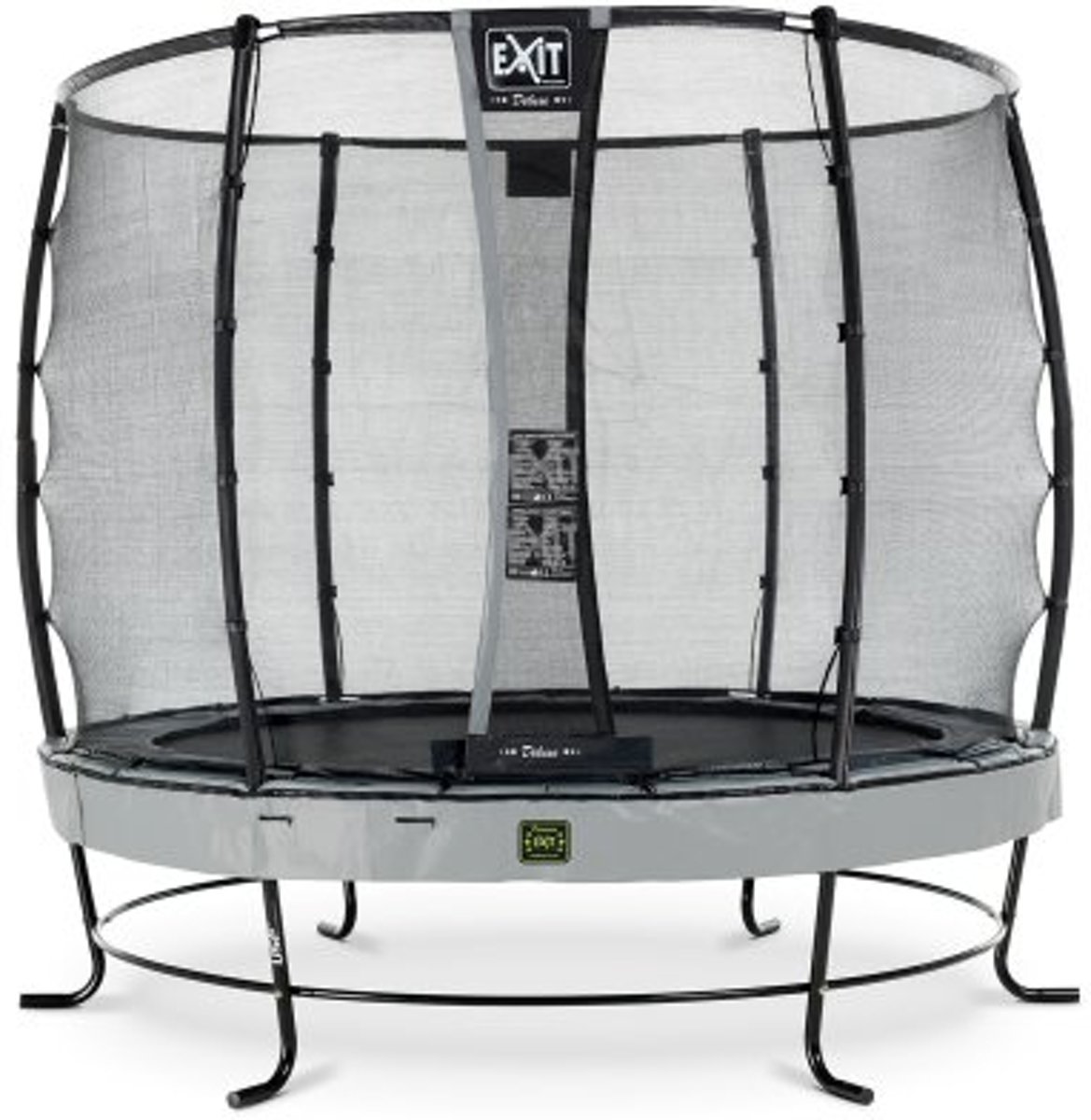   Elegant Premium trampoline ø253cm met veiligheidsnet Deluxe - grijs