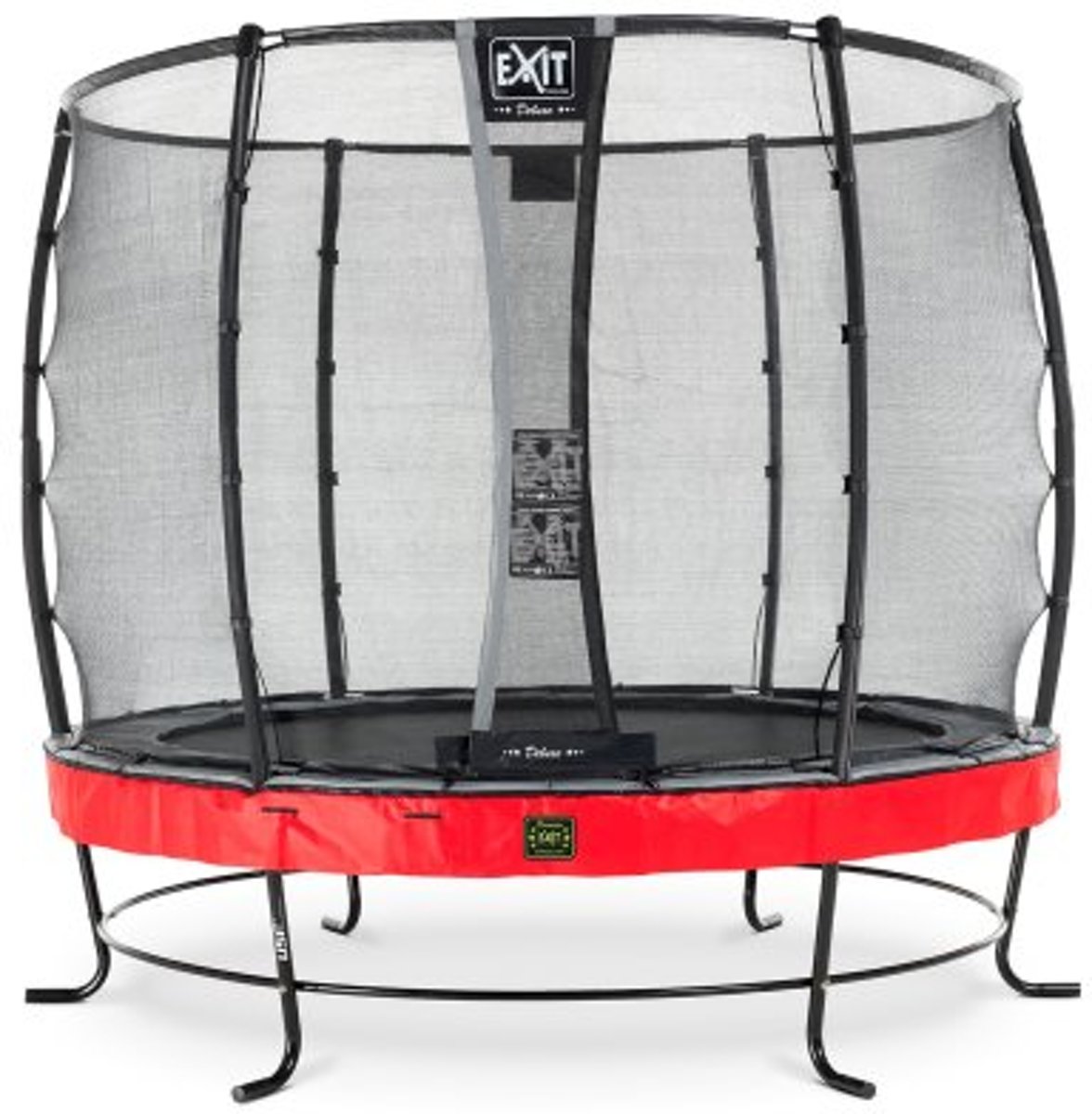   Elegant Premium trampoline ø253cm met veiligheidsnet Deluxe - rood