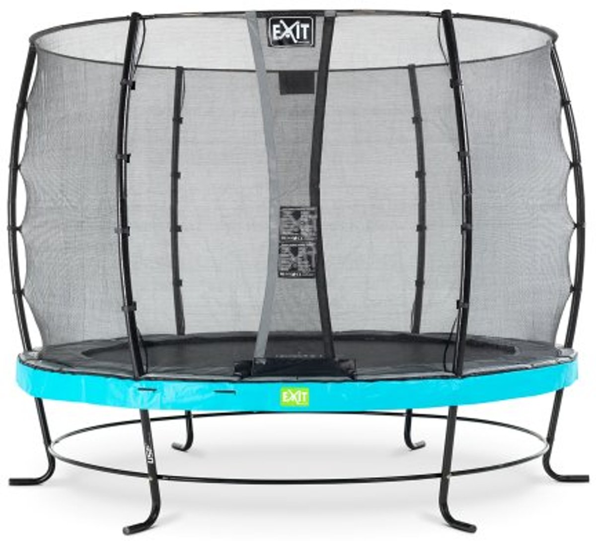   Elegant trampoline ø305cm met veiligheidsnet Economy - blauw