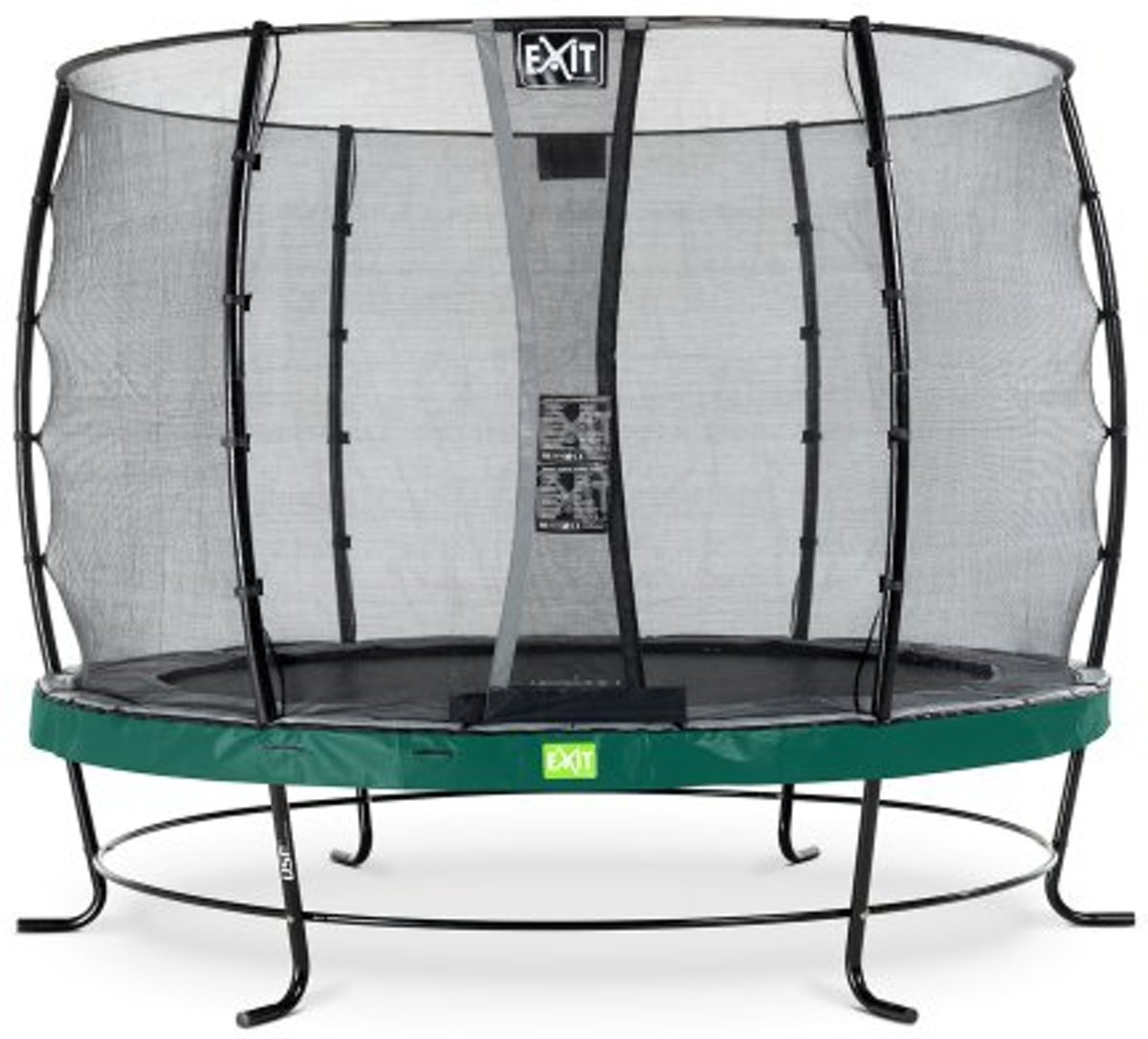 EXIT Elegant trampoline ø305cm met veiligheidsnet Economy - groen