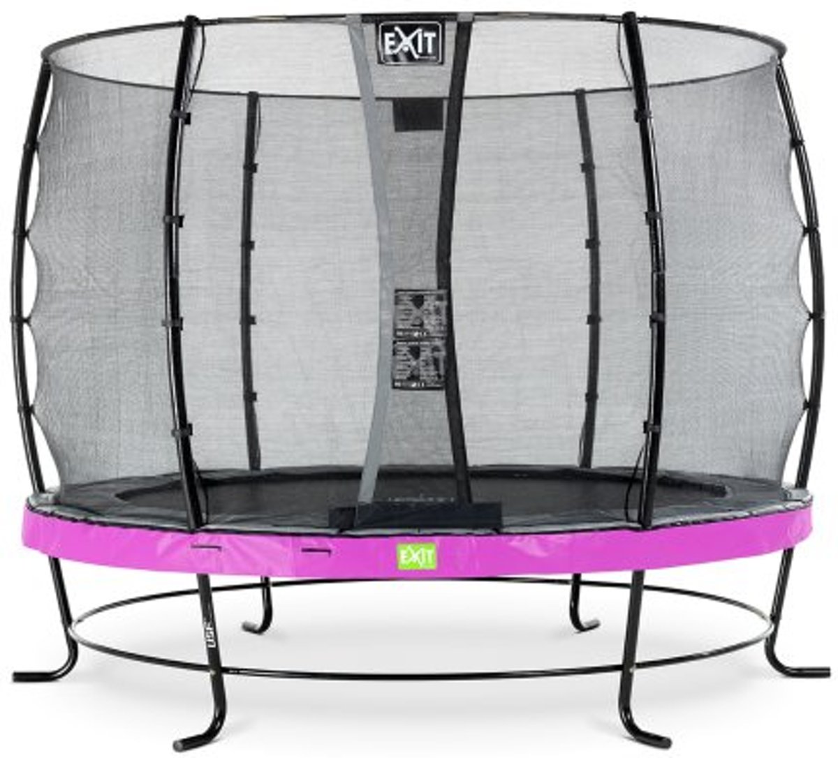 EXIT Elegant trampoline ø305cm met veiligheidsnet Economy - paars