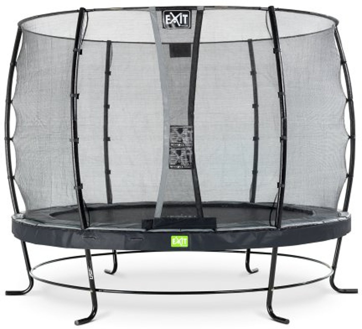 EXIT Elegant trampoline ø305cm met veiligheidsnet Economy - zwart