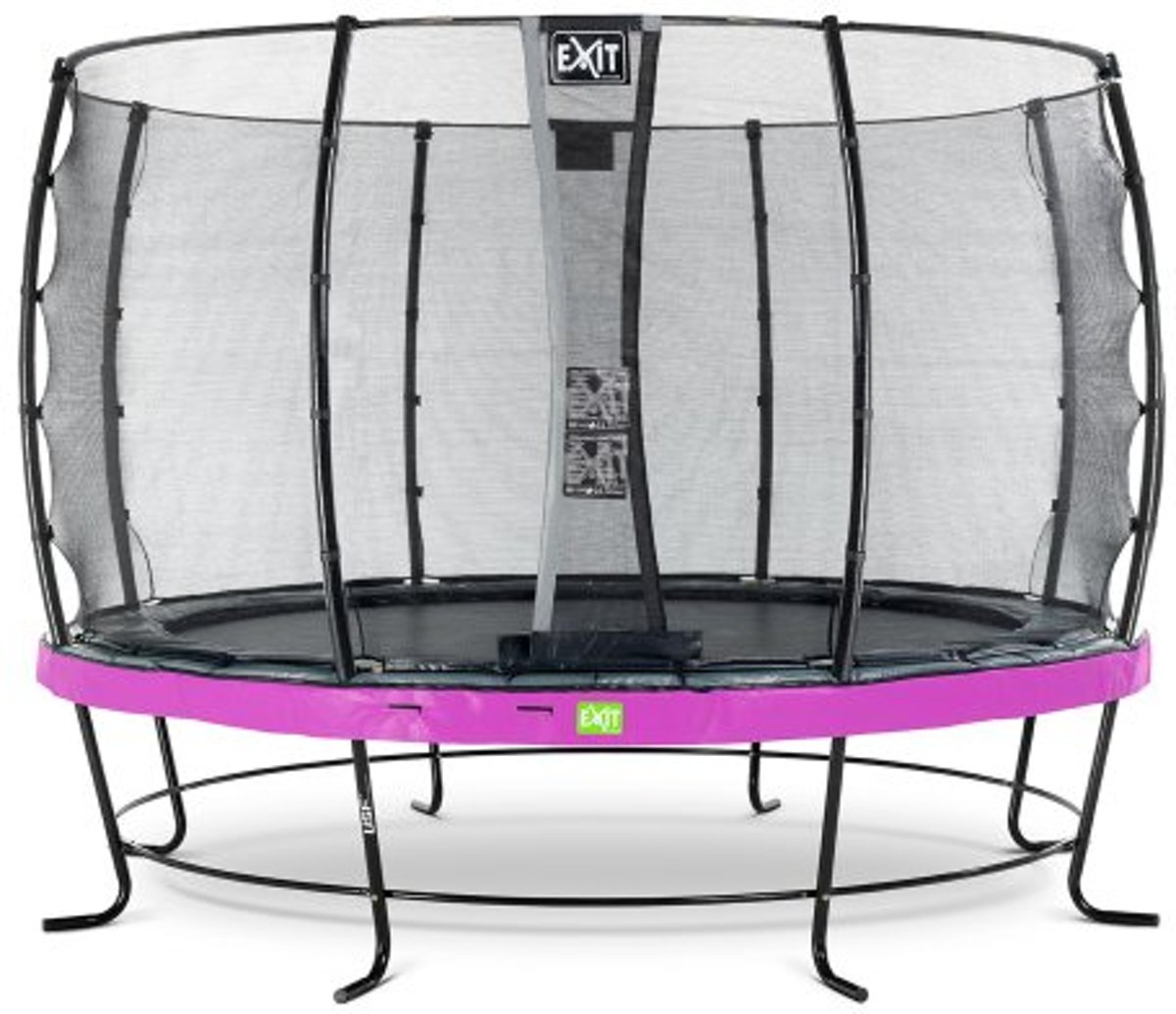   Elegant trampoline ø366cm met veiligheidsnet Economy - paars