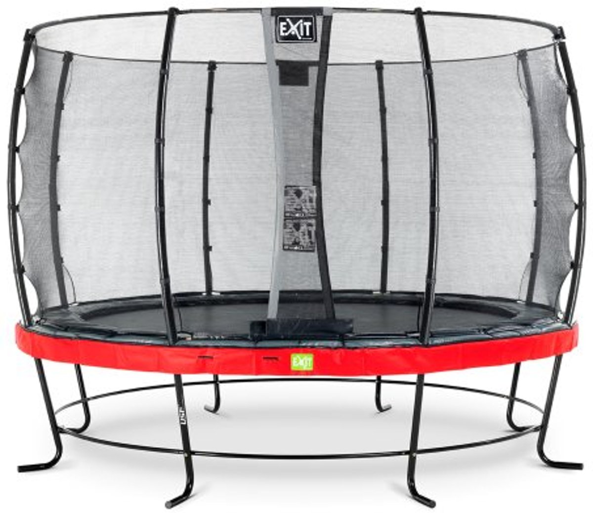   Elegant trampoline ø366cm met veiligheidsnet Economy - rood