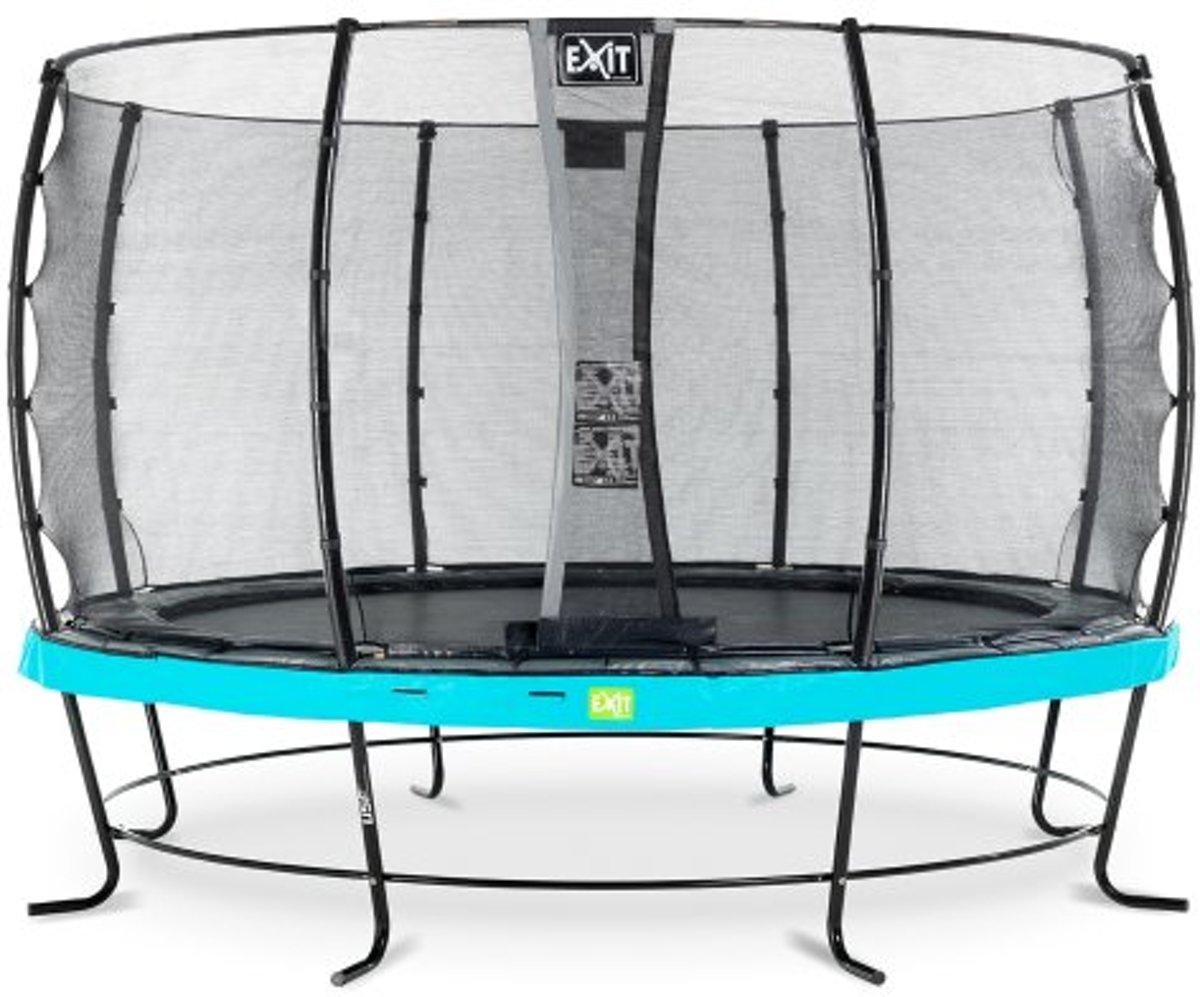   Elegant trampoline ø427cm met veiligheidsnet Economy - blauw