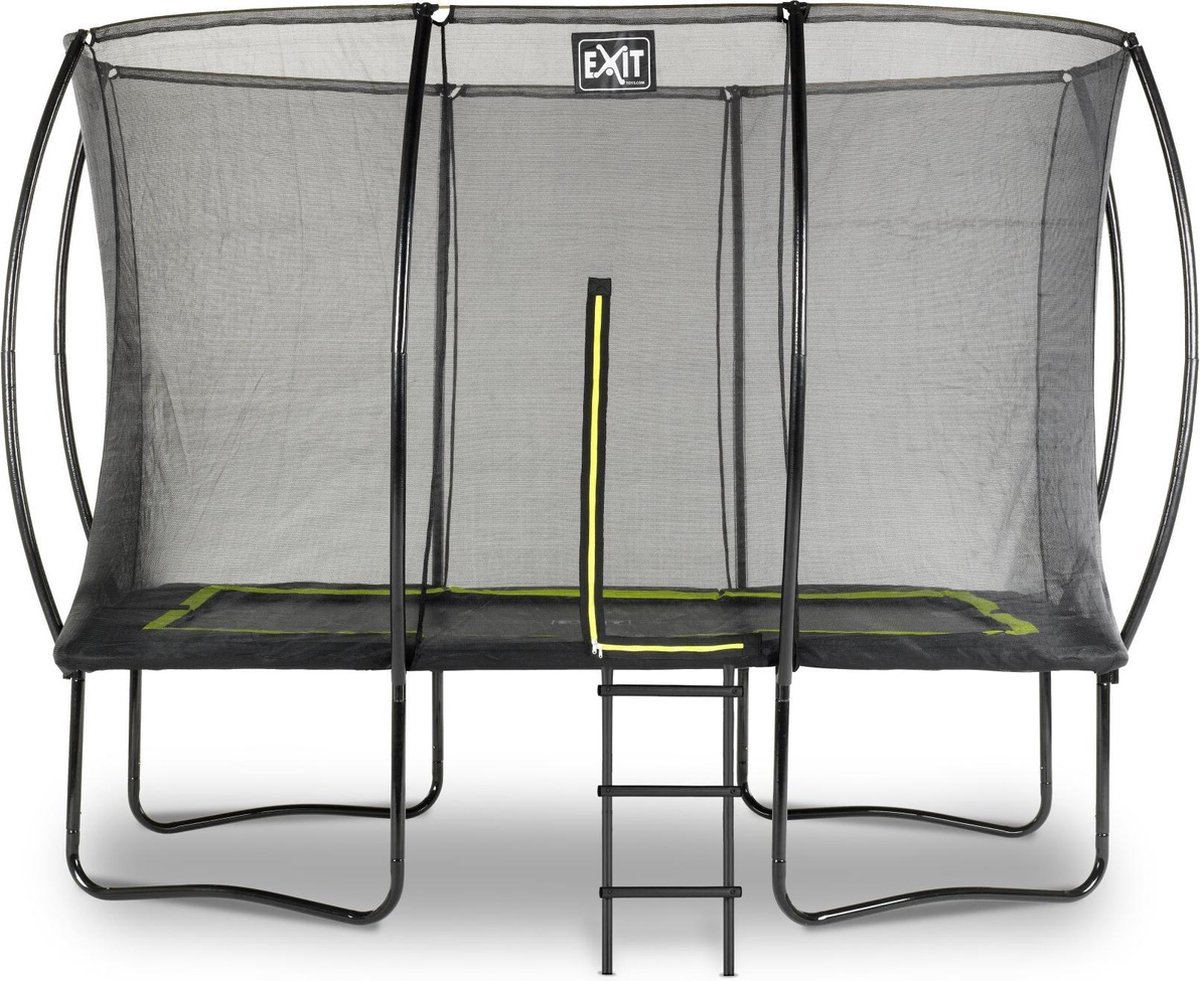 EXIT Silhouette trampoline 214x305cm met ladder - zwart