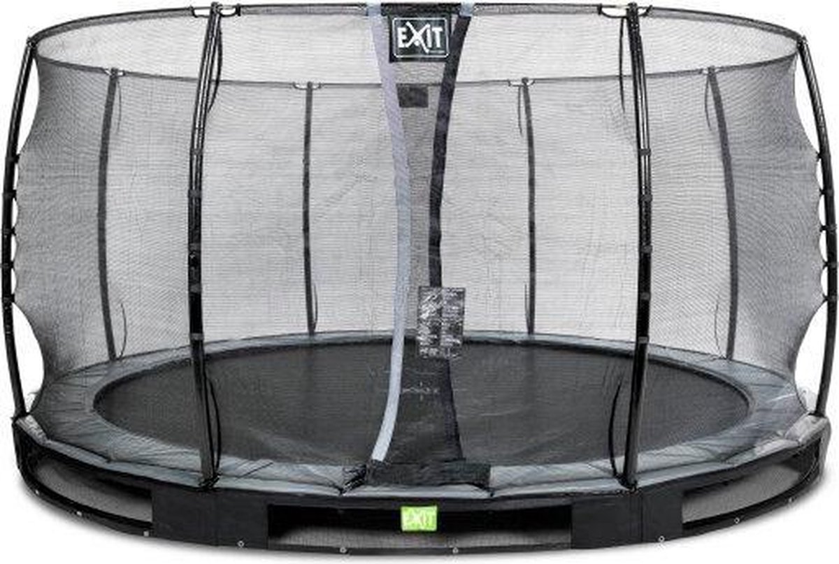 Elegant inground trampoline 427cm met Economy veiligheidsnet