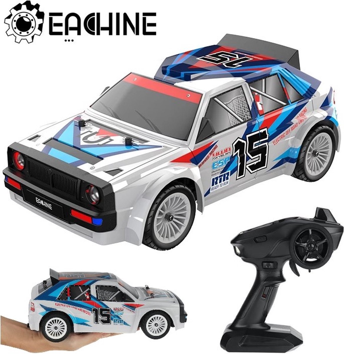 Eachine EAT15 - 1:16 RC Auto - RTR Drift Car - Inclusief Accu En Oplader