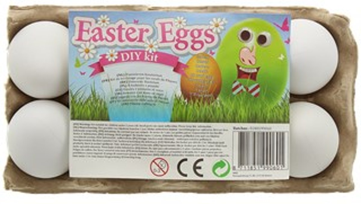 Paaseieren knutselset - Easter eggs - 31-delig