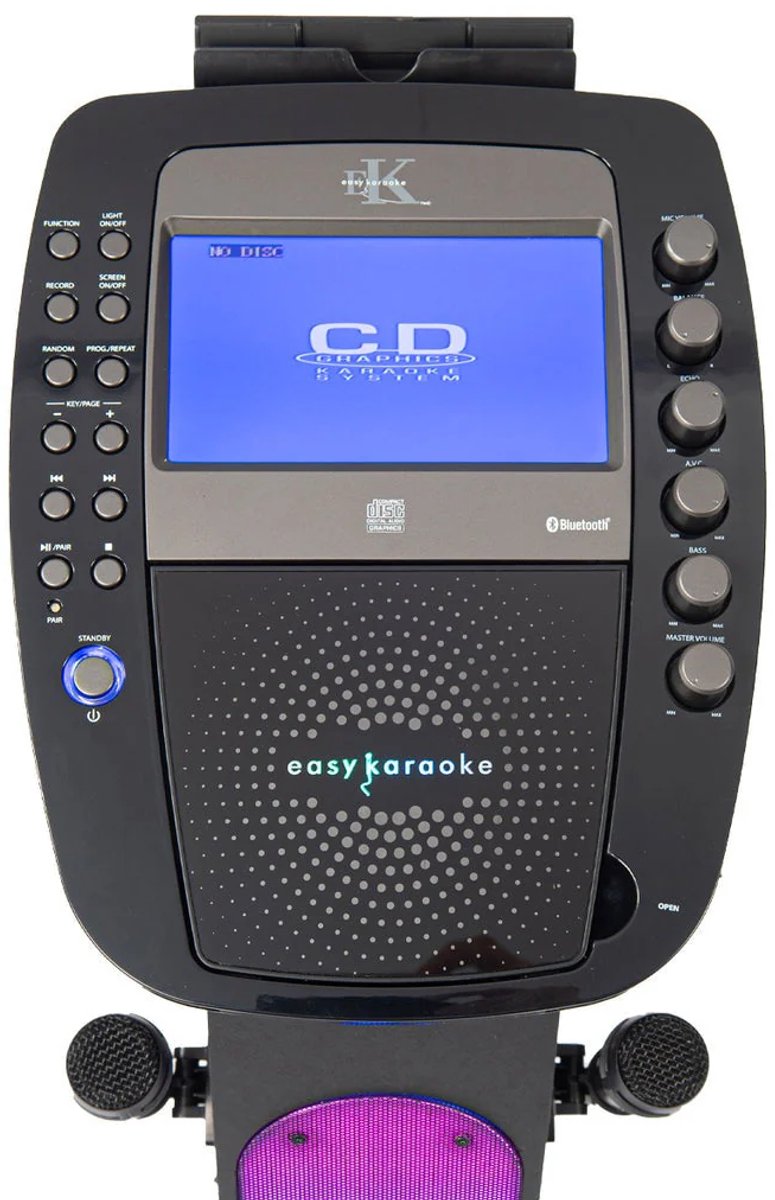   Bluetooth Karaoke System met twee microfoons