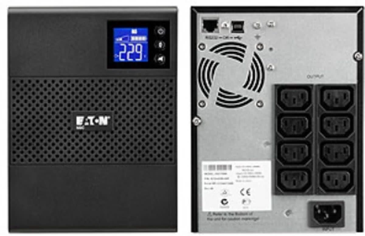 Eaton 5SC1500i 1500VA 8AC outlet(s) Toren Zwart UPS