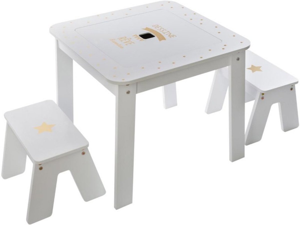   Tafel Met 2 Stoelen Voor Kinderen Jolie