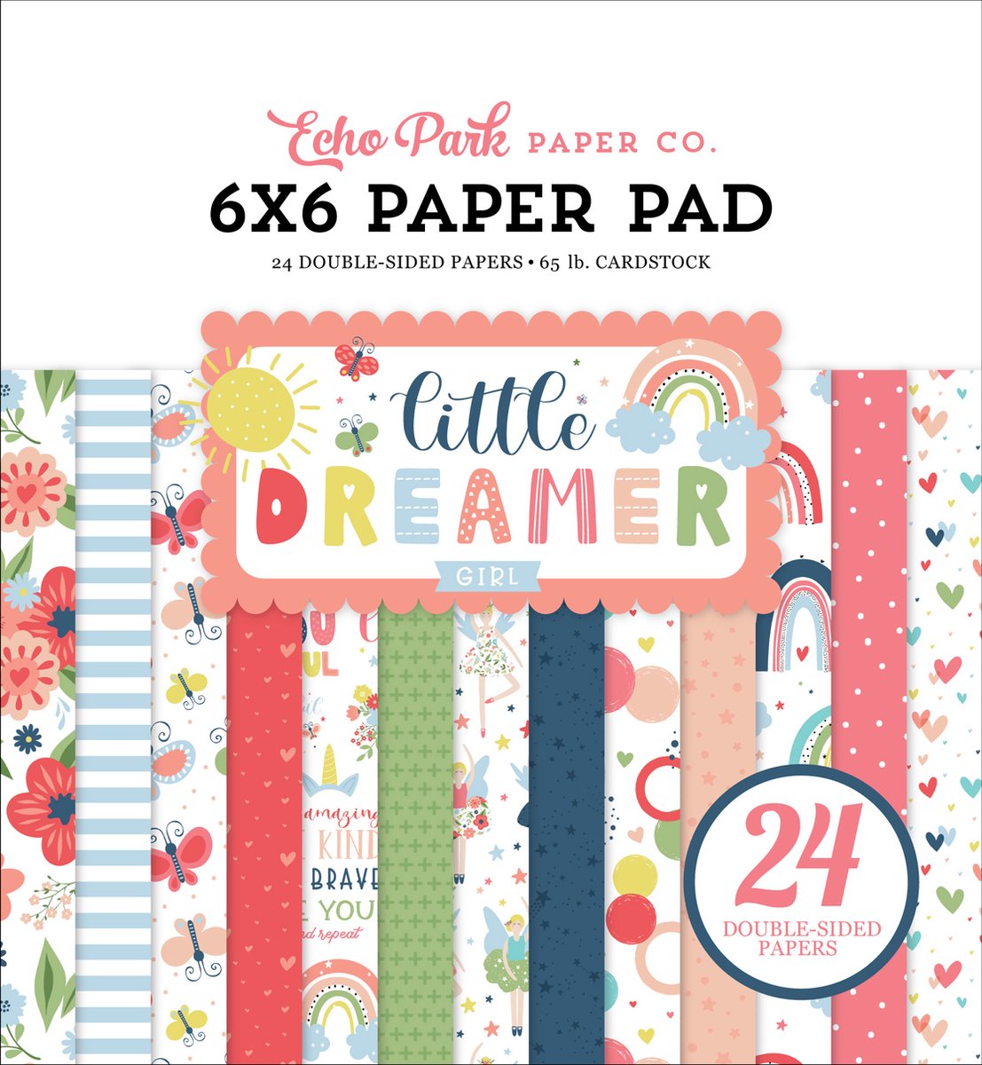 Echo Park Little Dreamer Girl 6x6 Inch Paper Pad (LD237023)