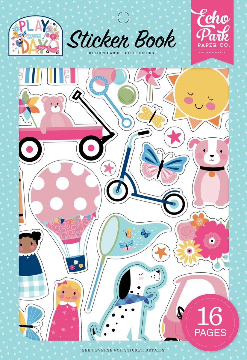   Play All Day Girl Sticker Book (PAG268029)