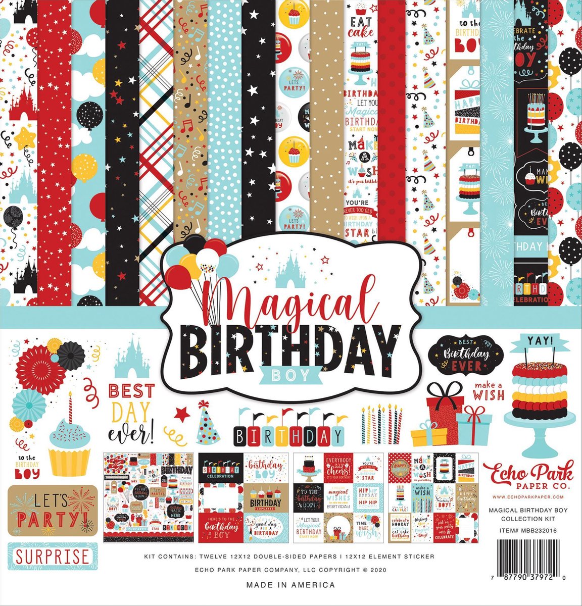 Magical Birthday Boy 12x12 Inch Collection Kit (MBB232016)