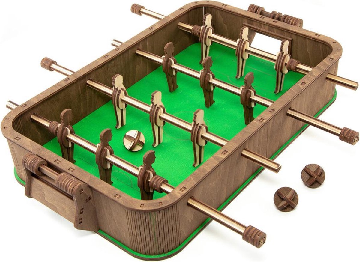 EWA - 3D Houten Puzzel - Houten Voetbal Tafel - 140 - 36x27x7,8 cm