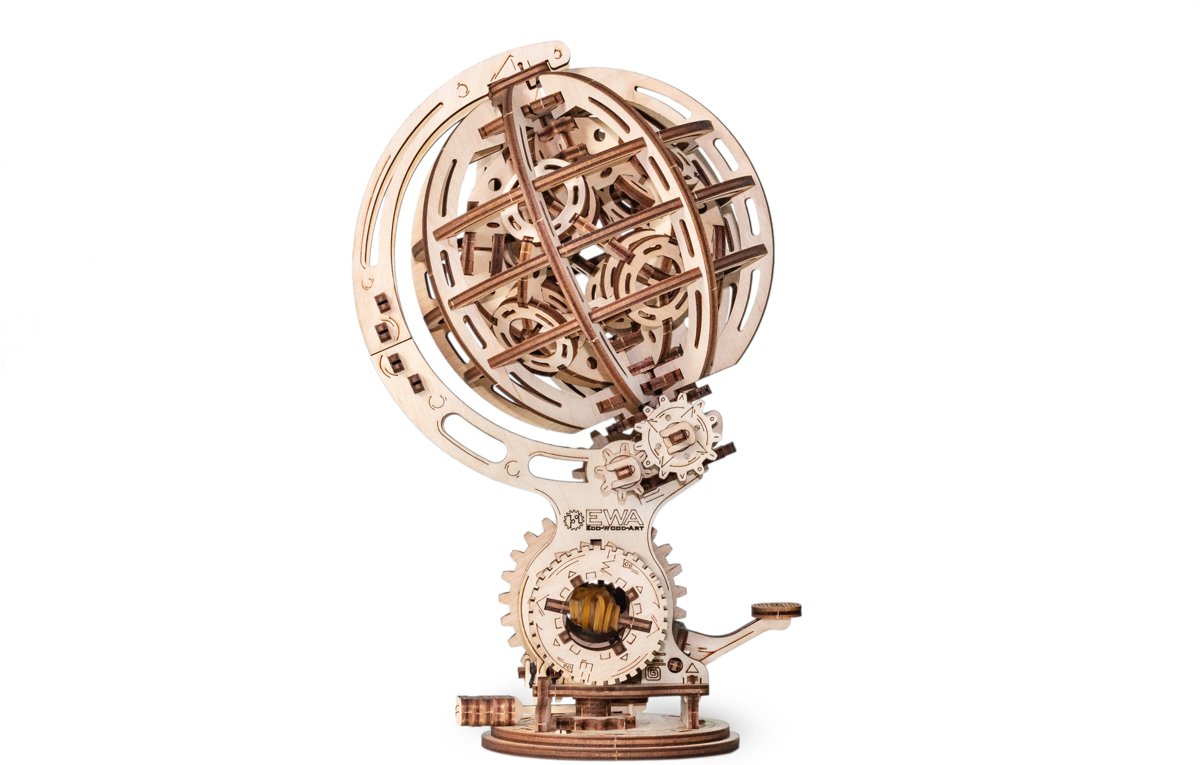 Eco-Wood-Art Kinetische Globe - Houten Modelbouw