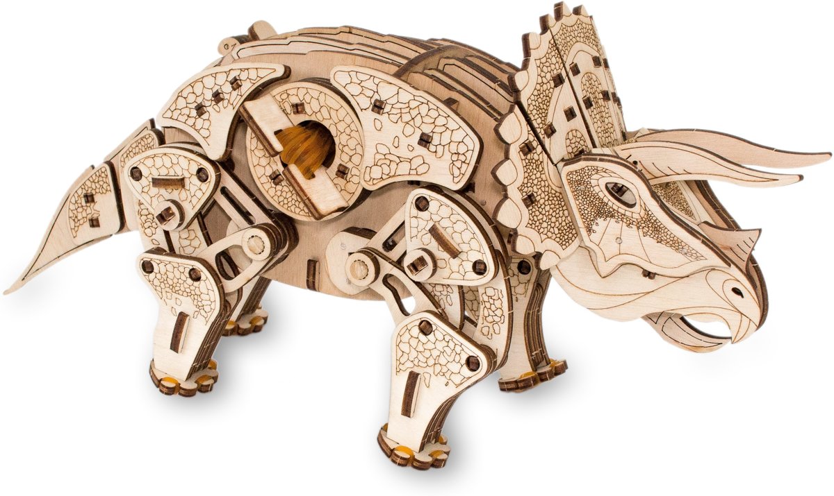 Eco-Wood-Art Triceratops - Houten Modelbouw